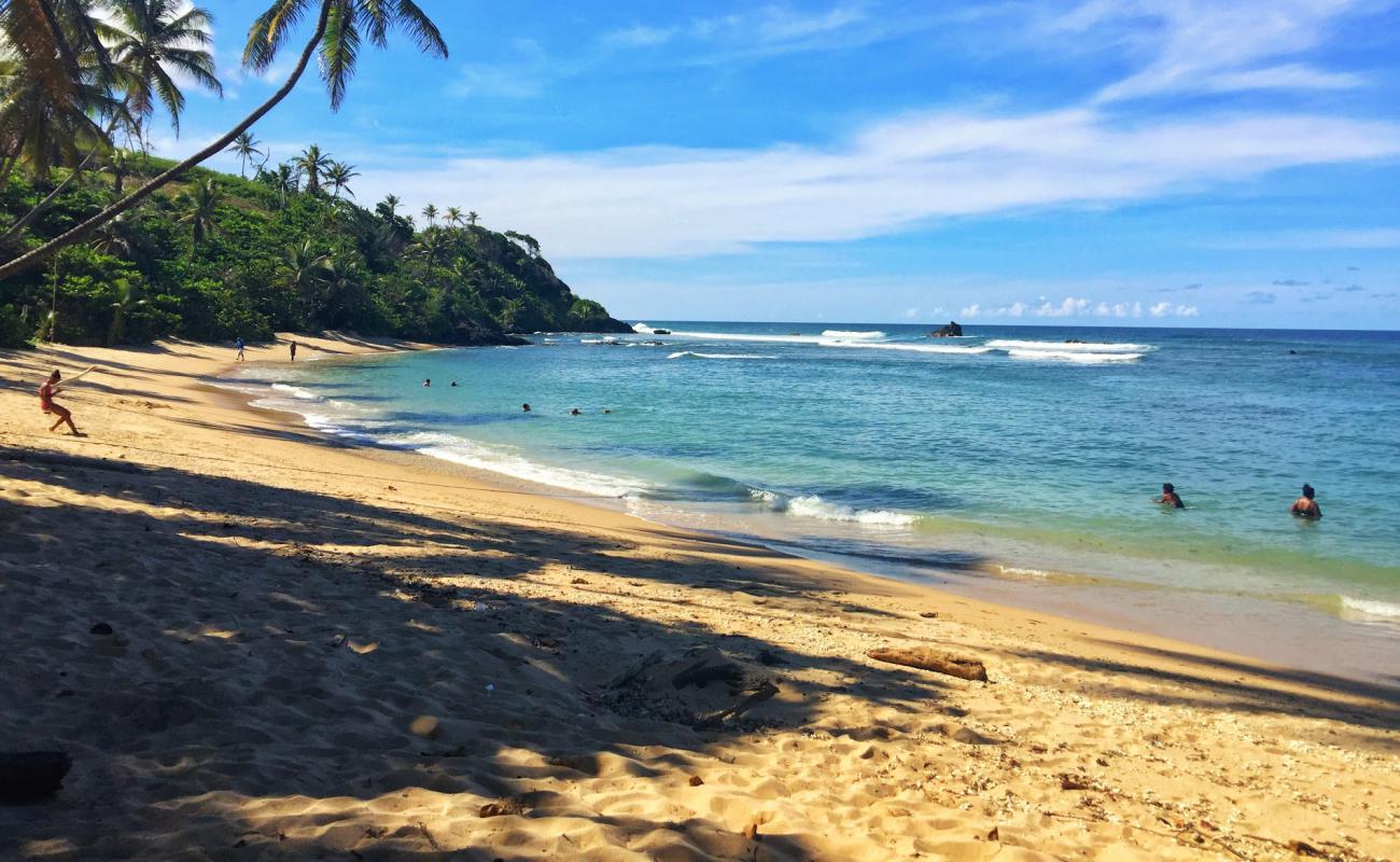 Foto de Salybia beach con arena brillante superficie