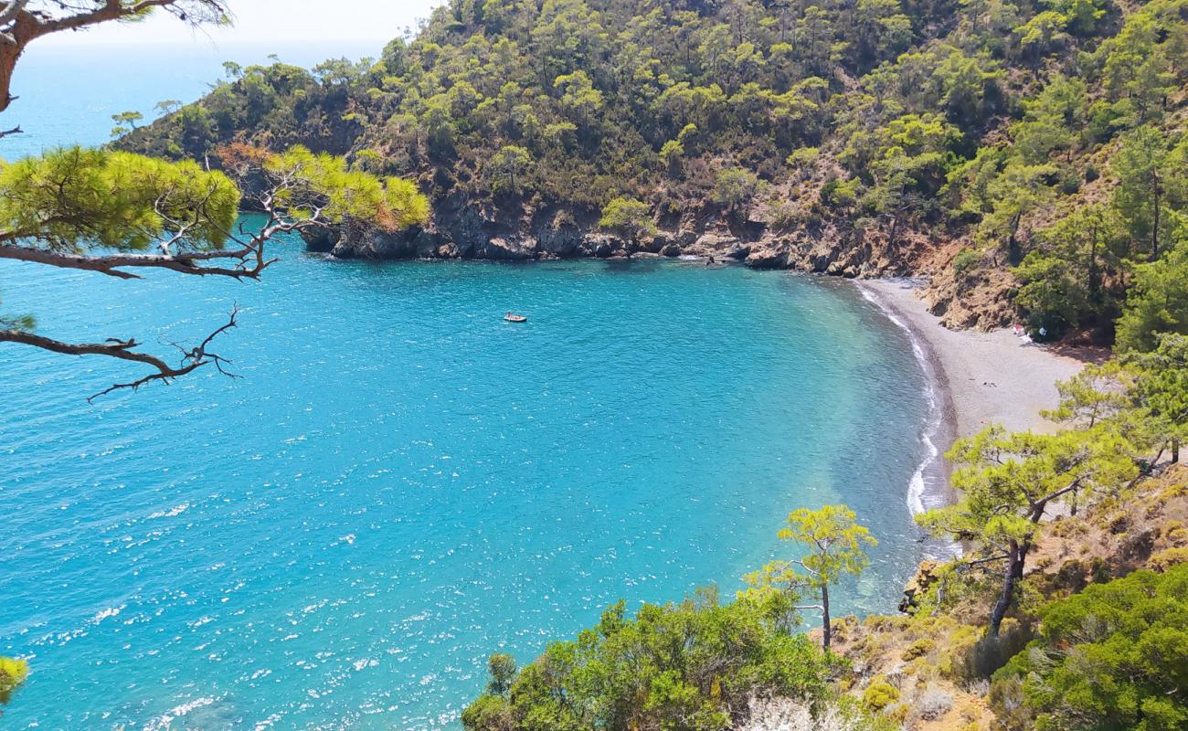 Foto de Fethiye'de Bir Koy con guijarro ligero superficie