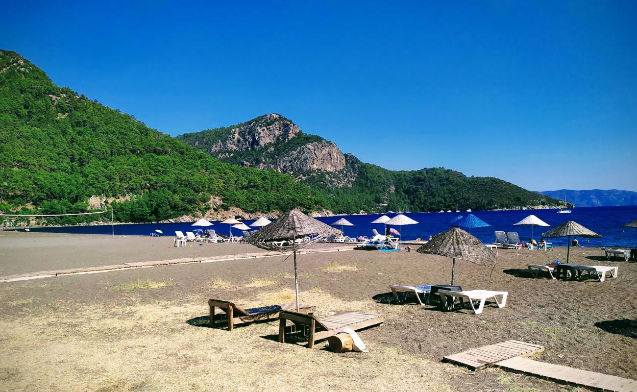 Foto de Ekincik beach II con arena fina oscura superficie