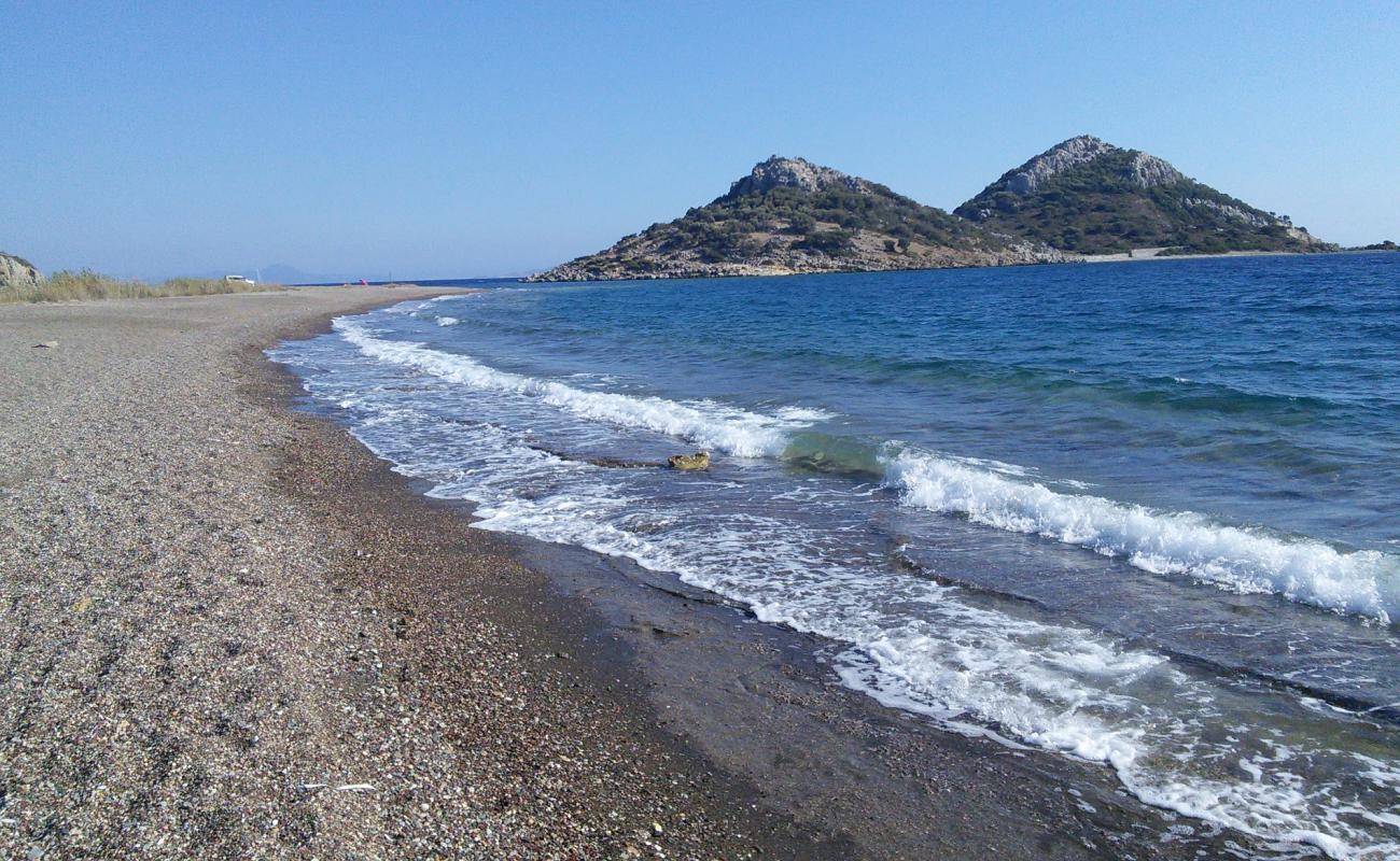 Foto de Perili beach II con guijarro fino gris superficie