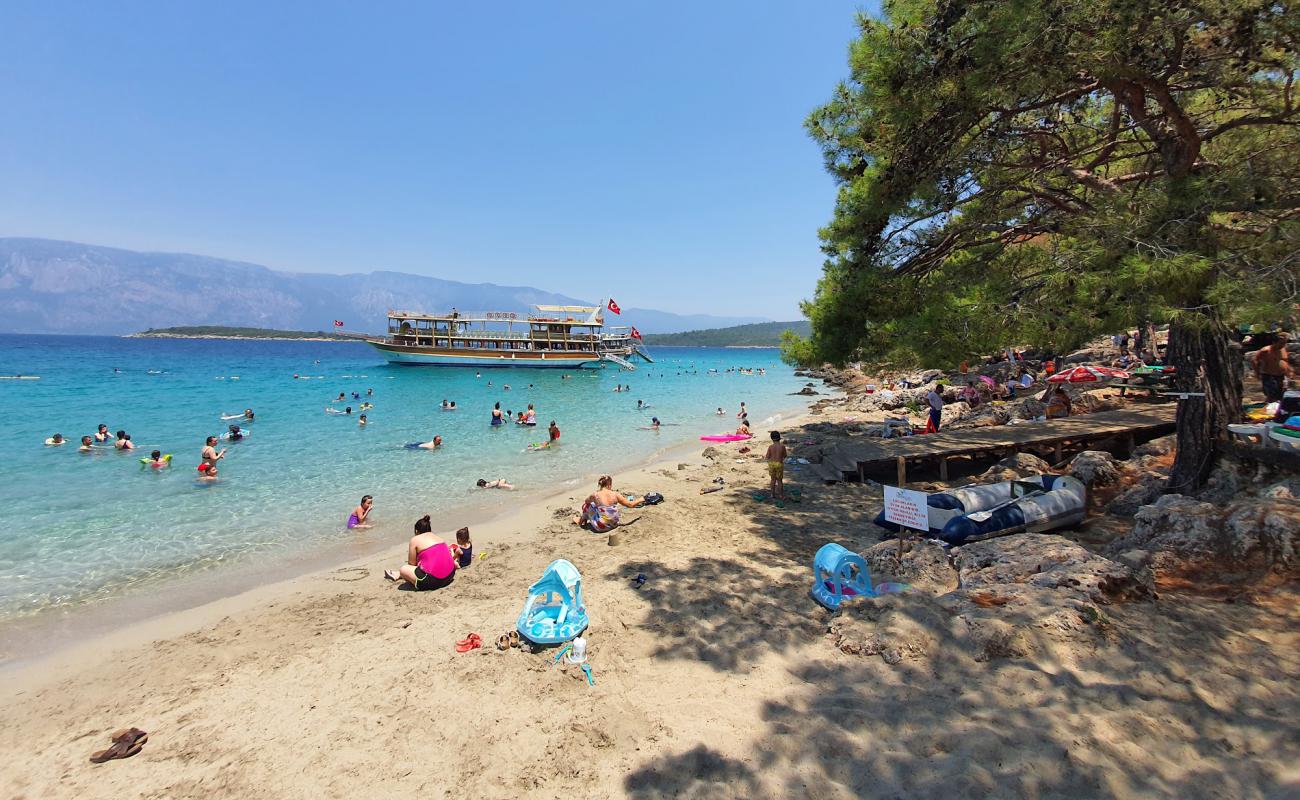 Foto de Playa de Incekum con brillante arena fina superficie