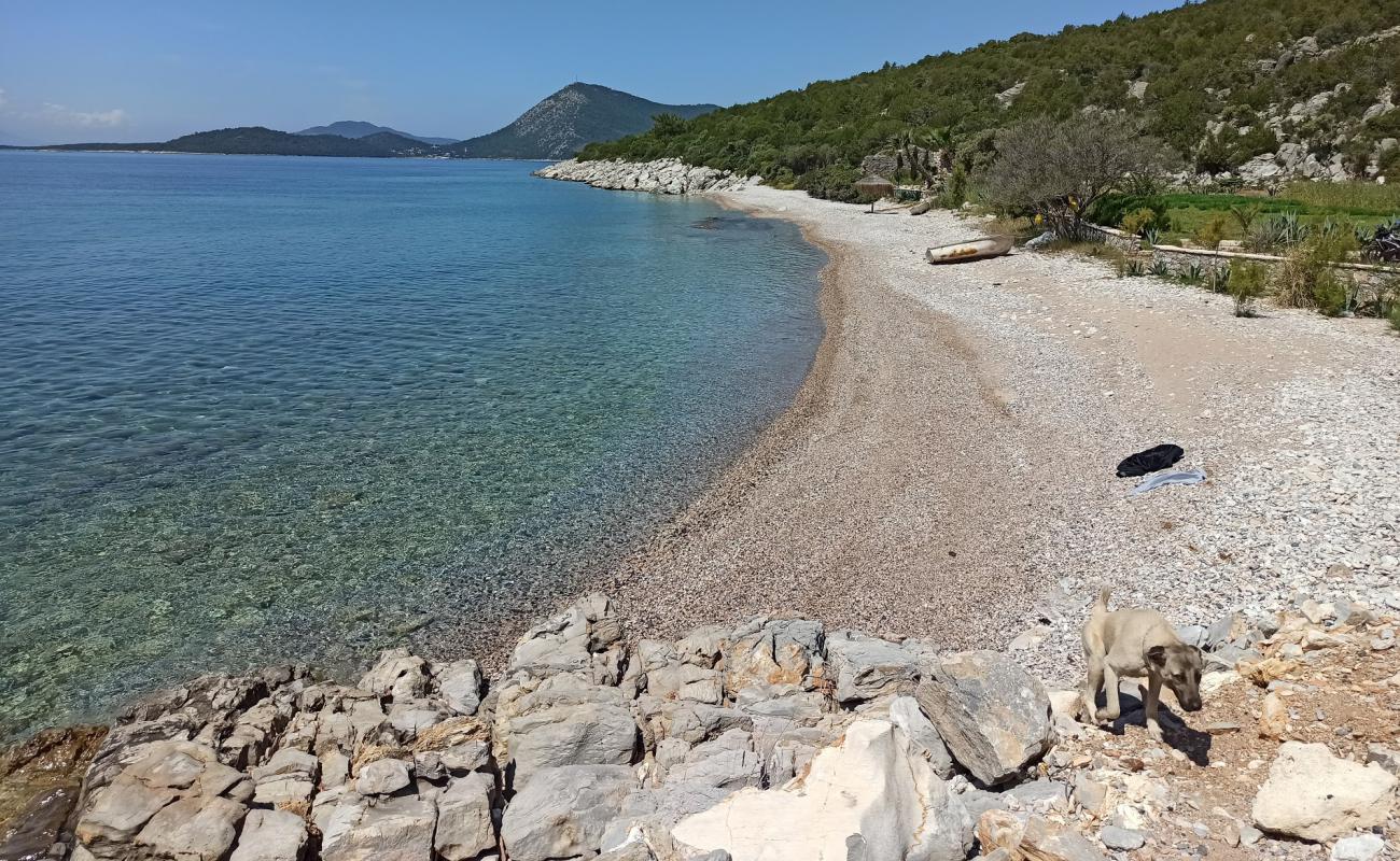 Foto de Dangir Bay con guijarro ligero superficie