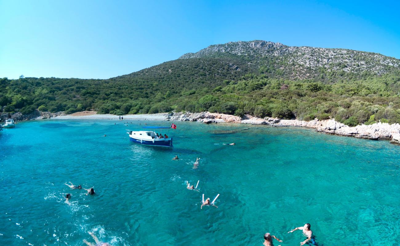 Foto de Aquarius Bay con guijarro ligero superficie