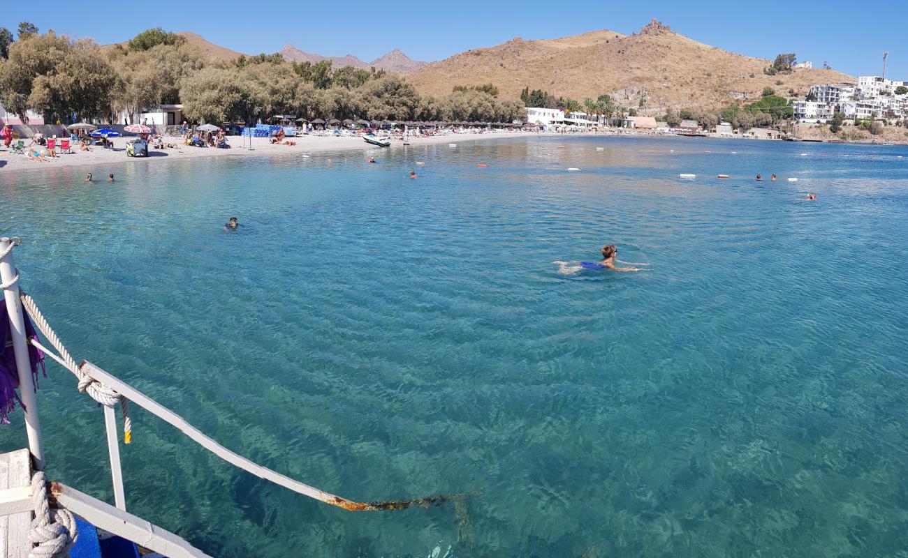 Foto de Playa Akchabyuk con guijarro fino claro superficie