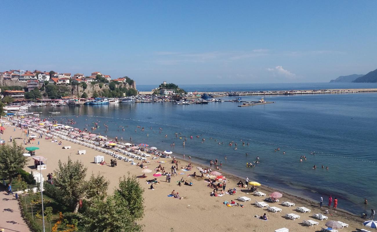 Foto de Amasra Plaji con arena brillante superficie