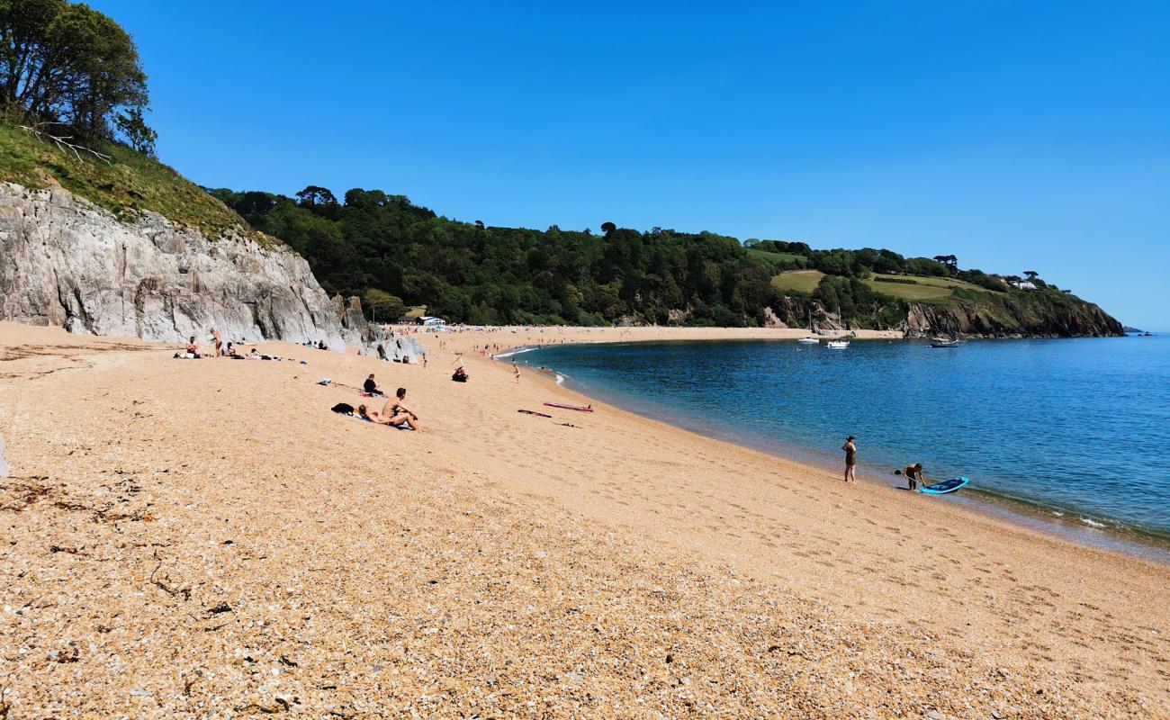 Foto de Blackpool Sands con guijarro fino claro superficie