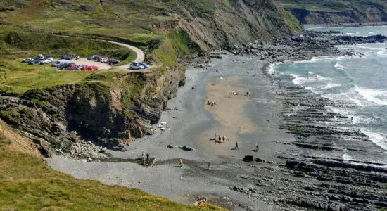 Welcombe Mouth beach