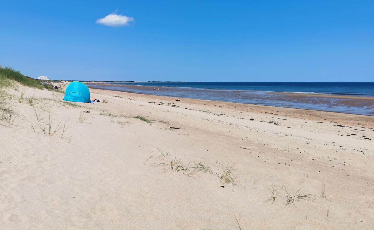 Foto de Druridge Bay beach con arena brillante superficie