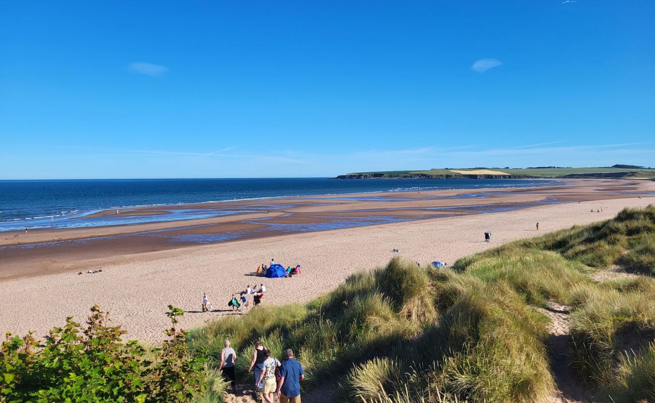 Foto de Lunan Bay Beach con arena brillante superficie