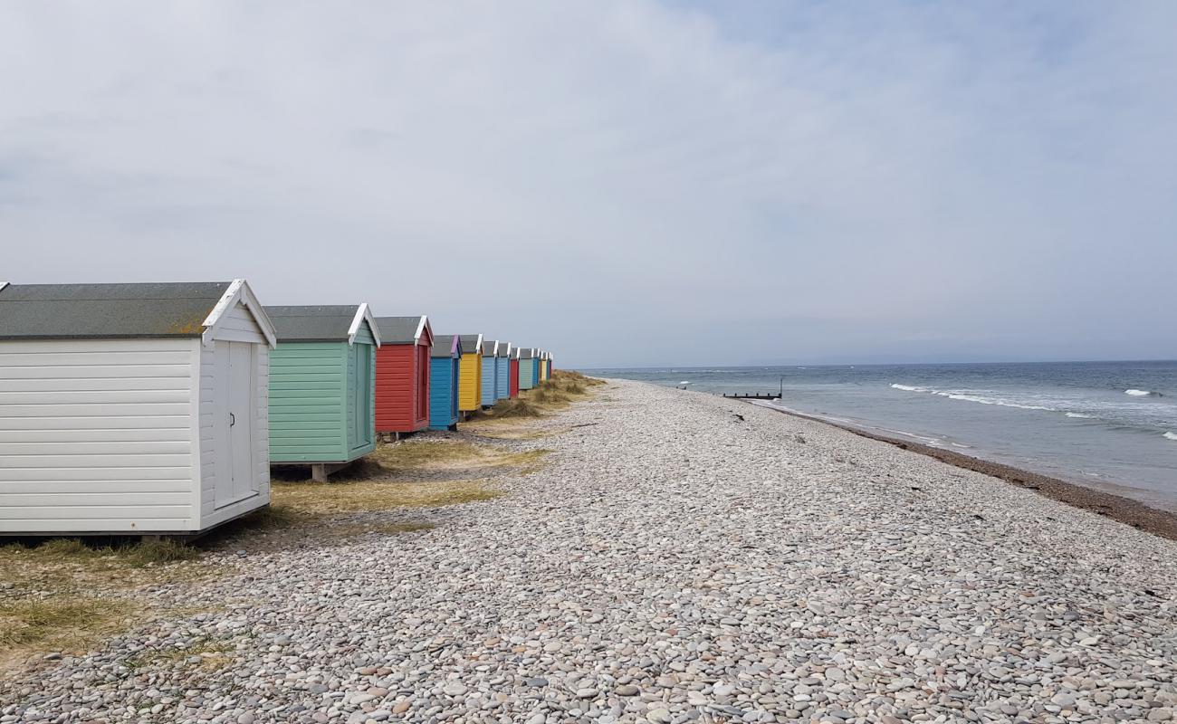 Foto de Findhorn Beach con arena fina y guijarros superficie