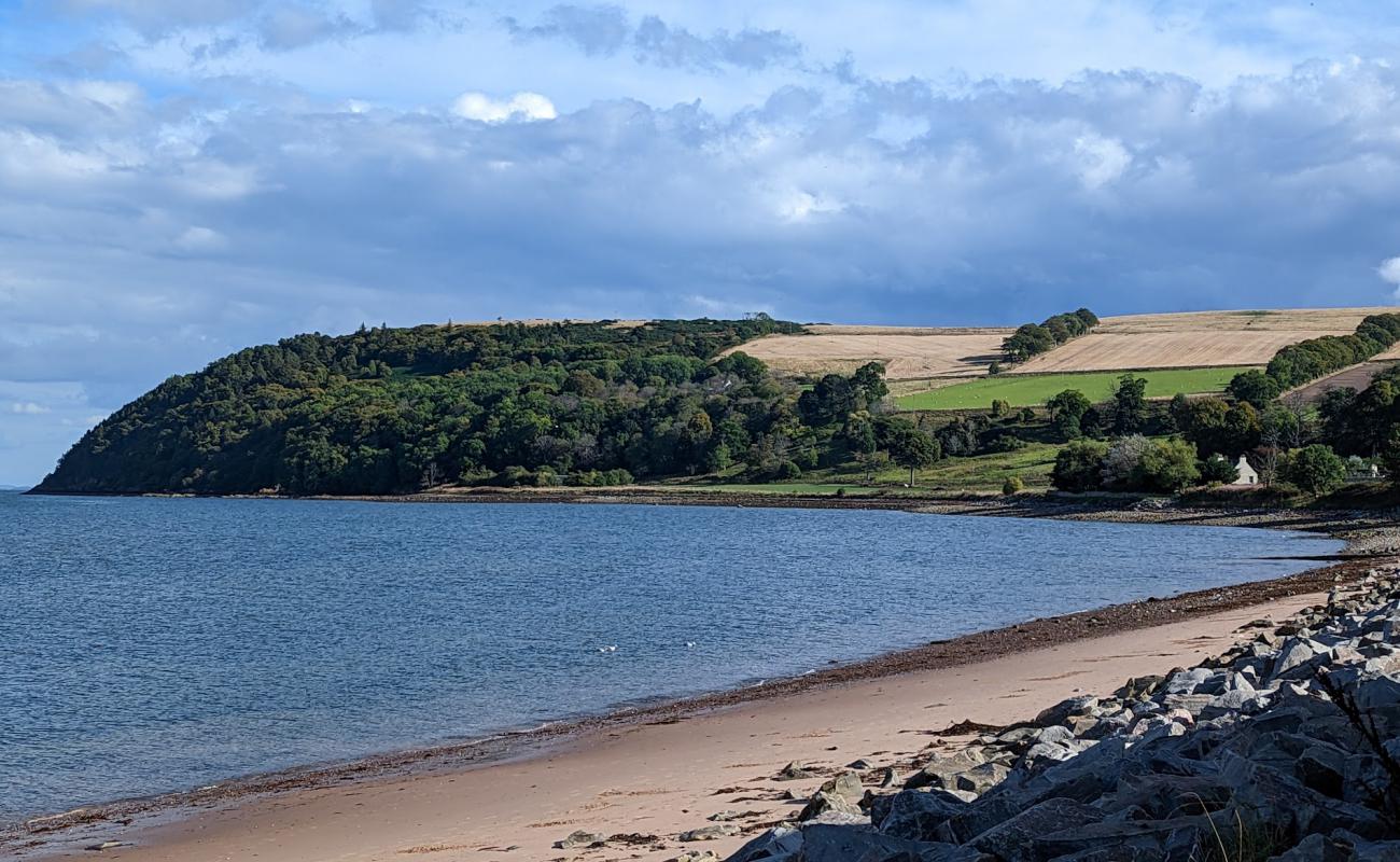 Foto de Cromarty Beach con arena fina y guijarros superficie