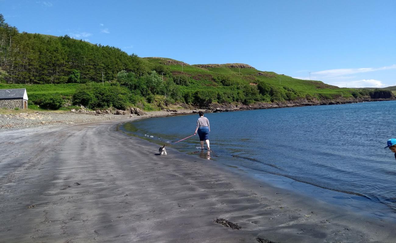 Foto de Varkasaig beach con arena oscura superficie