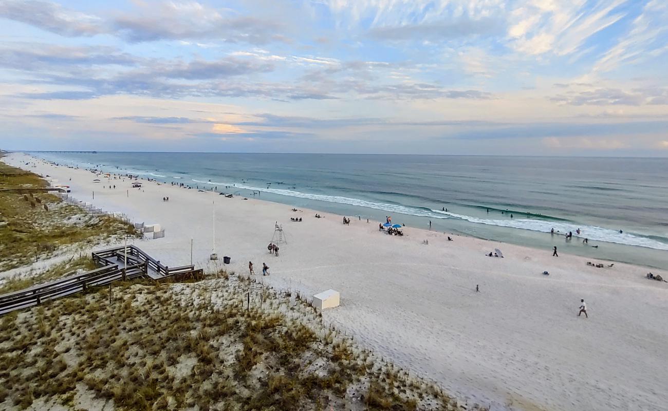 Foto de Playa de Okaloosa Island con arena fina blanca superficie