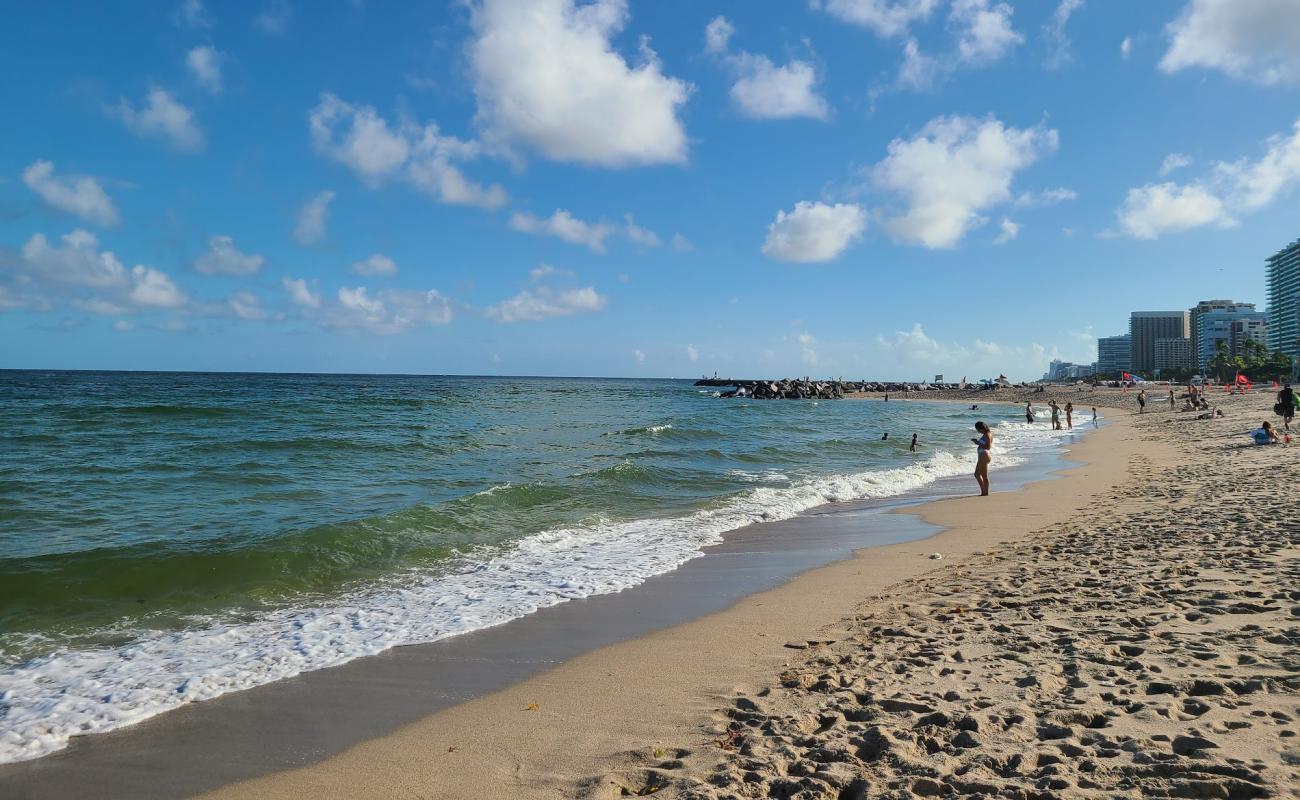 Foto de Haulover beach II con arena de concha brillante superficie