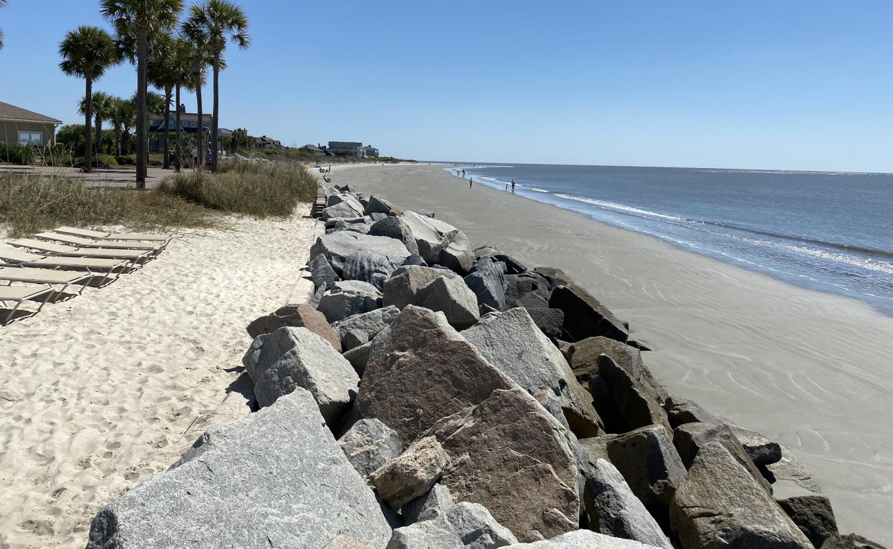 Foto de Seabrook Island beach con arena gris superficie