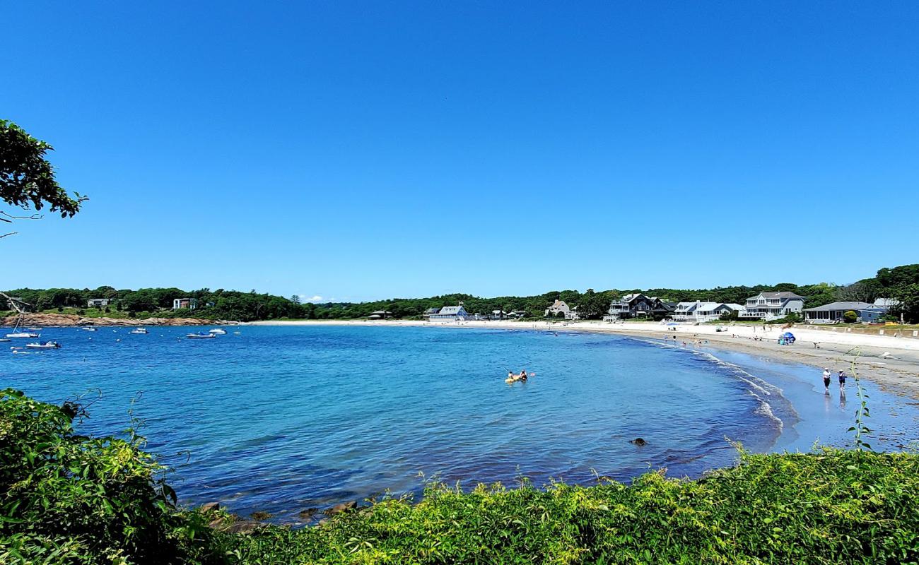 Foto de Gray beach con arena fina y guijarros superficie