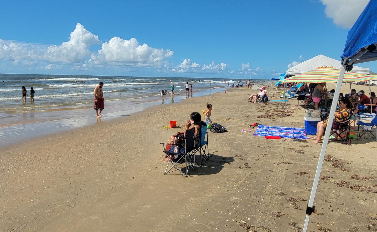 Foto de Surfside beach con arena brillante superficie