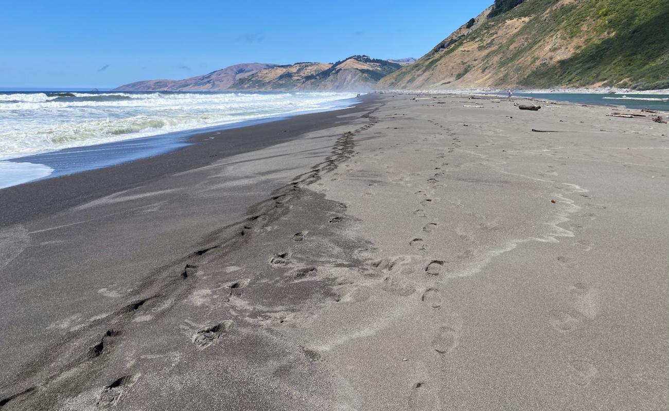 Foto de Mattole Beach con arena gris y guijarros superficie