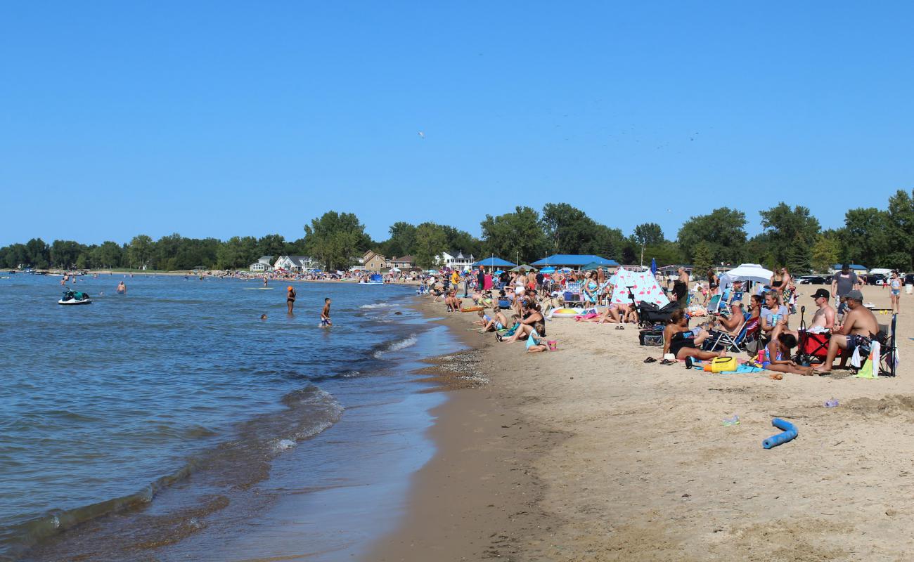 Foto de Caseville County Park Beach con arena brillante superficie