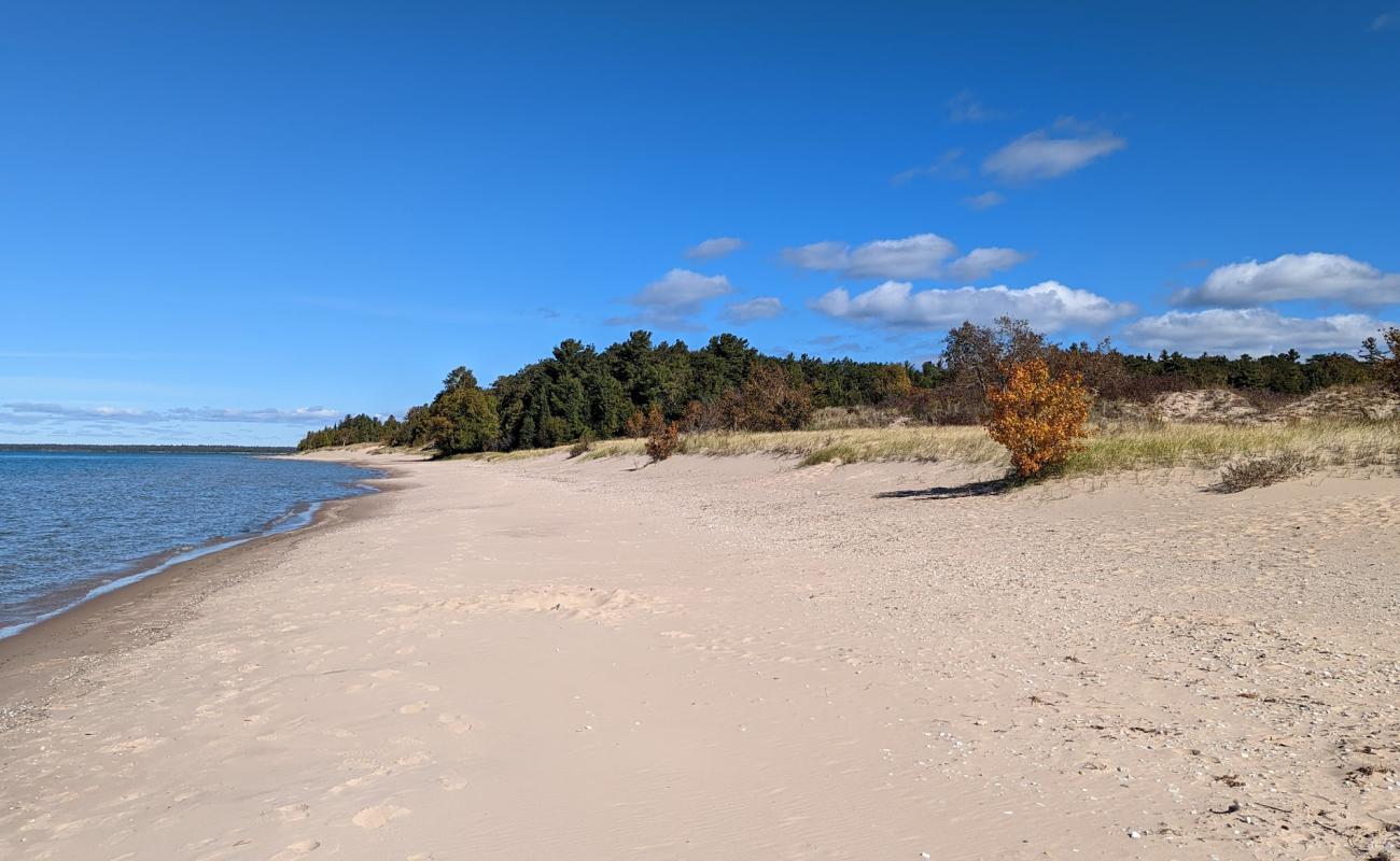 Foto de Sturgeon Bay Beach con arena brillante superficie