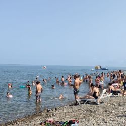 Foto de Batumi beach y el asentamiento